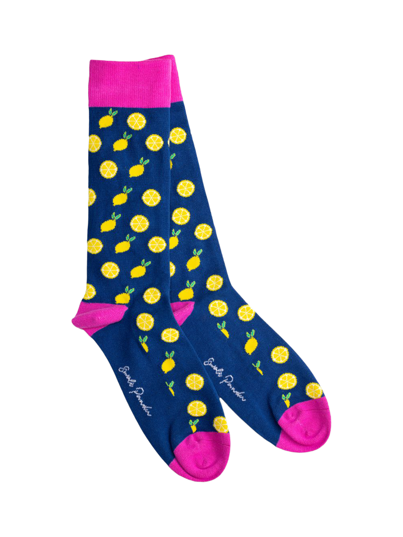 Product image 6 of 7, which shows Swole Panda Fruit Bamboo Socks Gift Box, Pack of 4, Multi, 7-11