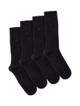 Swole Panda Comfort Cuff Bamboo Socks, Pack of 4