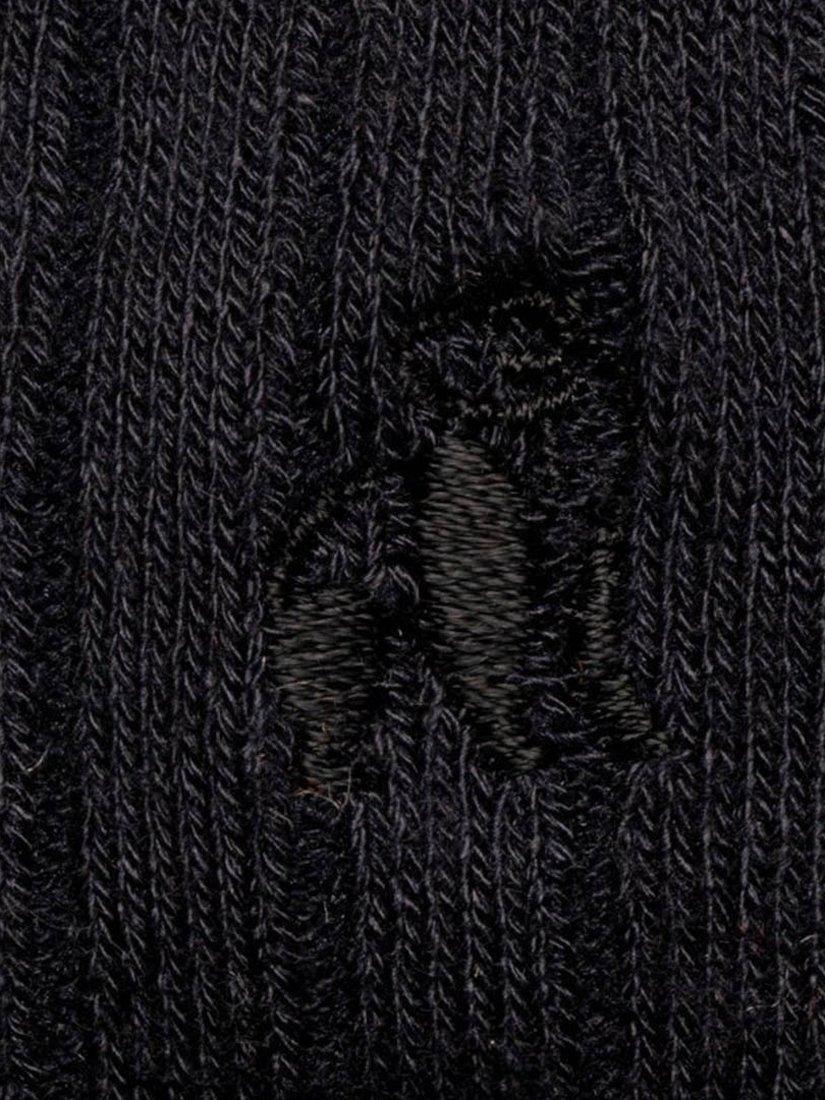 Product image 5 of 5, which shows Swole Panda Comfort Cuff Bamboo Socks, Pack of 4, Black, 7-11