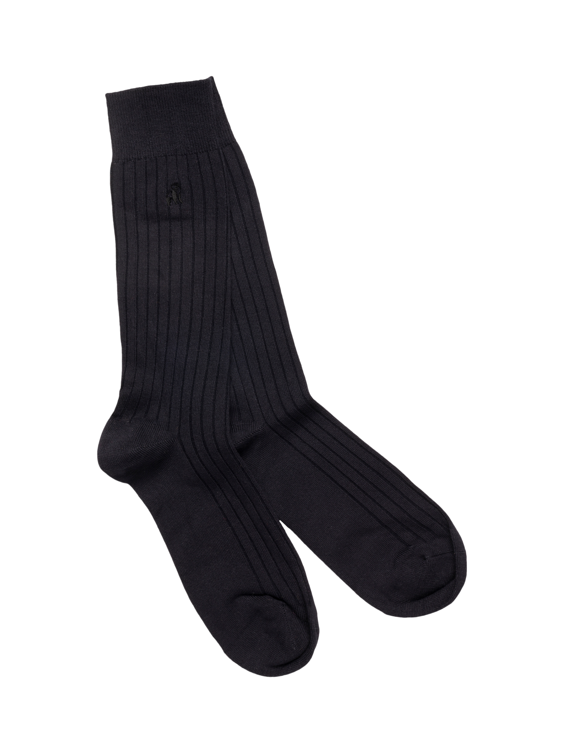 Product image 2 of 3, which shows Swole Panda Bamboo Socks, Pack of 4, 7-11, Navy