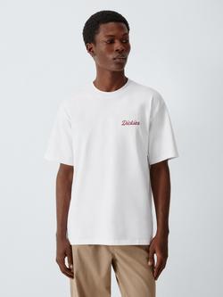 Dickies Wellsville Cotton Regular Fit Short Sleeve T-Shirt, White - view 2, White