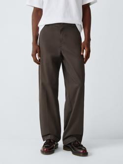 Dickies 247 Loose Fit Cotton Trousers, Dark Brown, Dark Brown