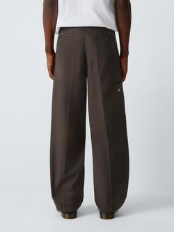 Dickies 247 Loose Fit Cotton Trousers, Dark Brown - view 2, Dark Brown