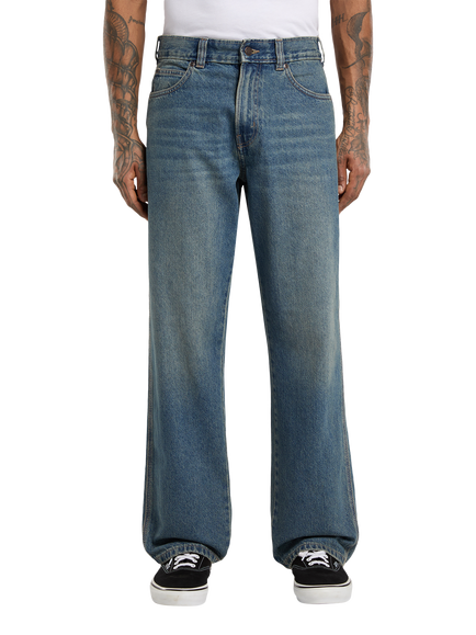 Dickies 954 Straight Relaxed Fit Jeans, Khaki Tinted Blue, Khaki Tinted Blue