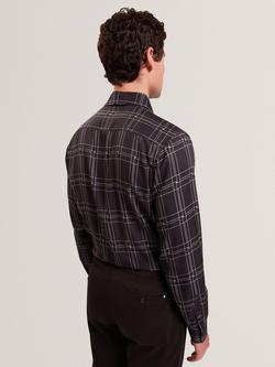 Ted Baker Lirra Check Print Shirt, Black - view 2, Black