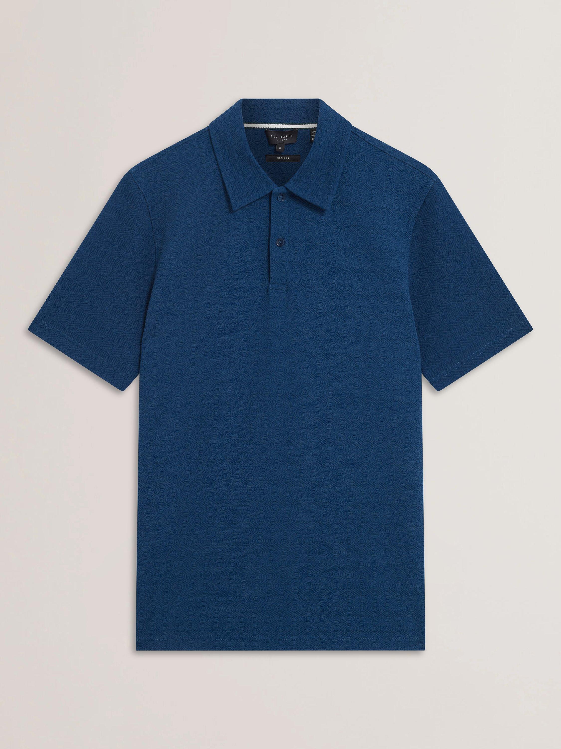 Product image 6 of 7, which shows Ted Baker Serapa Polo Shirt, Dk-blue, S