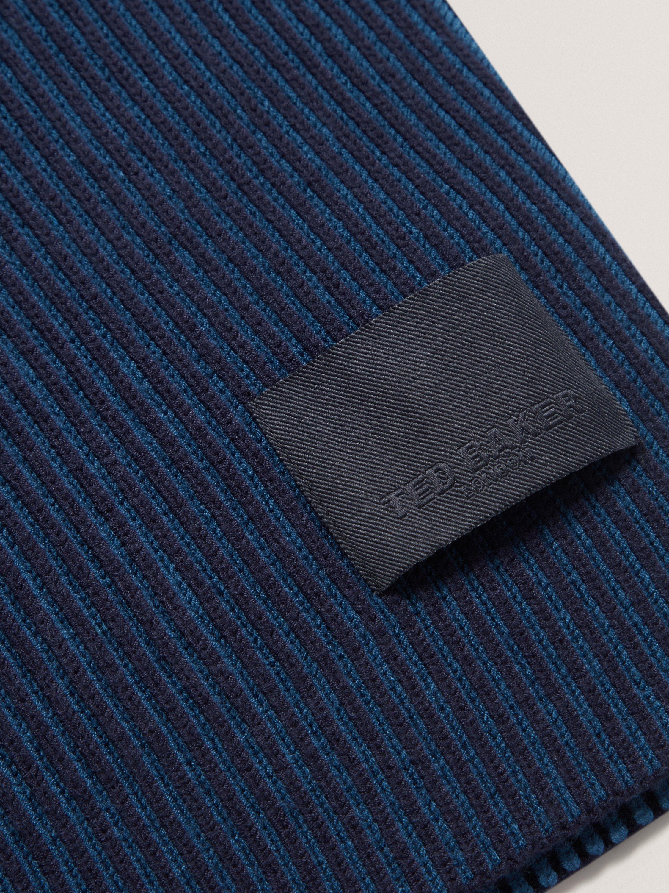 Product image 2 of 2, which shows Ted Baker Timmno Crew Neck Ribbed Jumper, Navy, S