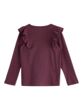 Lindex Kids' Cotton Blend Long Sleeved Frill top