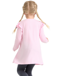 Lindex Kids' Cotton Long Sleeved Unicorn Top, Light Pink