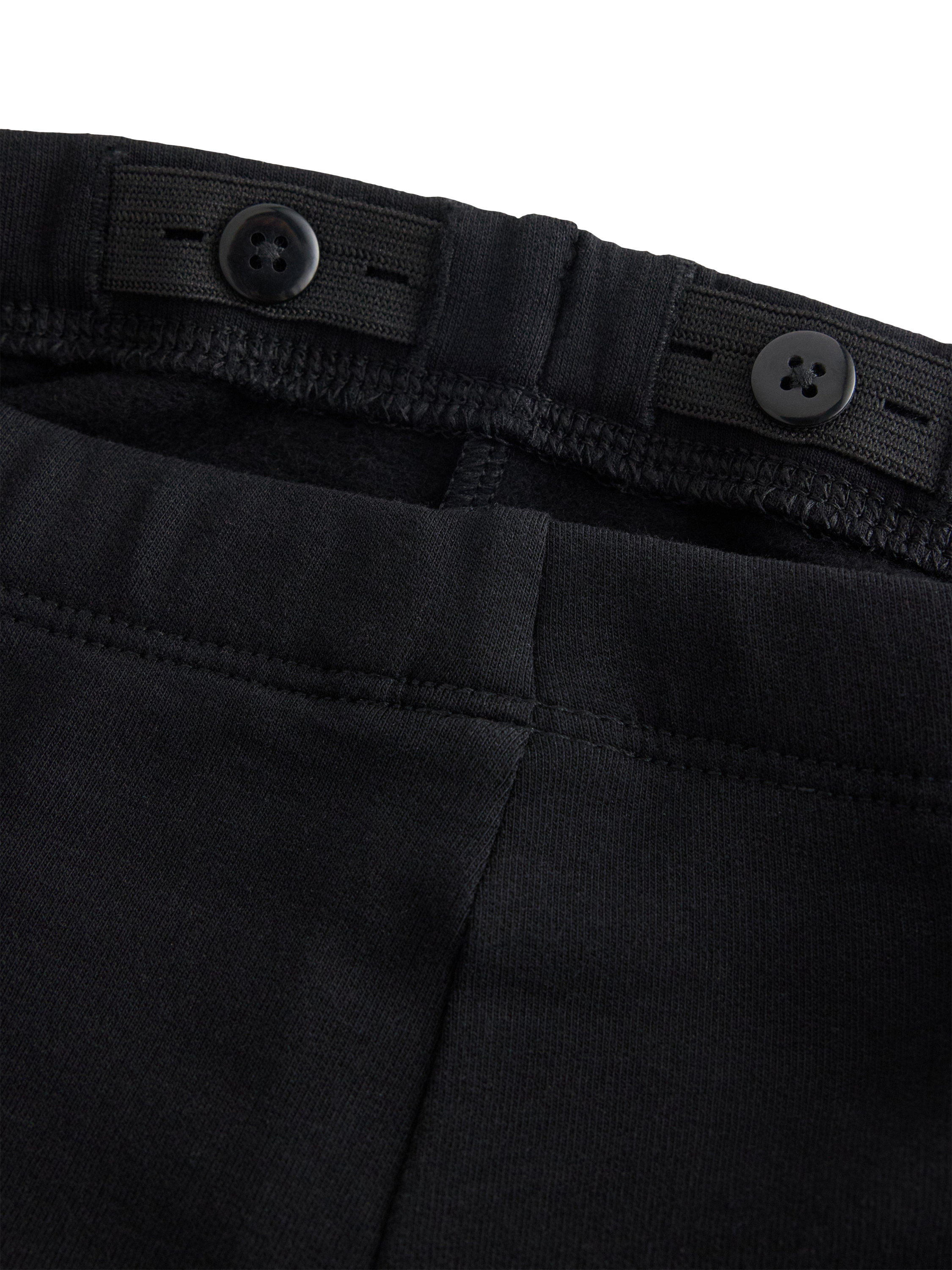 Product image 3 of 3, which shows Lindex Kids' Cotton Blend Flared Leggings, Black, 2-3 years