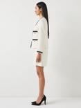 L.K.Bennett Charlie Tweed Jacket, Cream