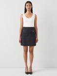 L.K.Bennett Charlie Tweed Skirt, Black