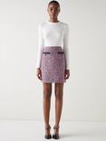 L.K.Bennett Charlie Tweed Mini Skirt, Multi