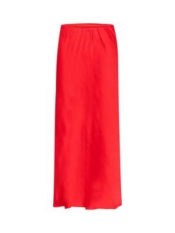 KAFFE Lotte Maxi Skirt, Mid Red, Mid Red