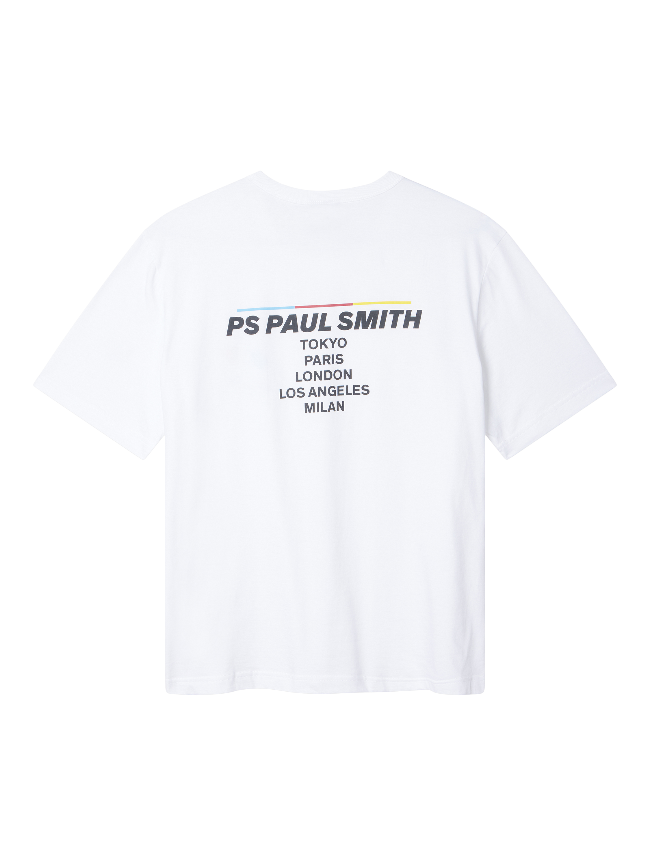 Product image 5 of 5, which shows Paul Smith Graphic Print Cotton T-Shirt, 01_white, S