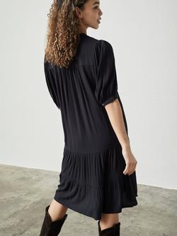 Sisters Point Embroidered Floral Tiered Dress, Black/Multi - view 2, Black/Multi