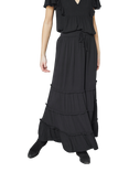 Sisters Point Imsa Ruffle Maxi Skirt, Black