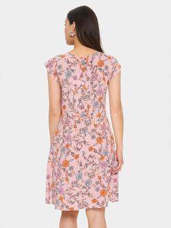 Saint Tropez Gisla Floral Mini Dress, Pink/Multi - view 2, Pink/Multi