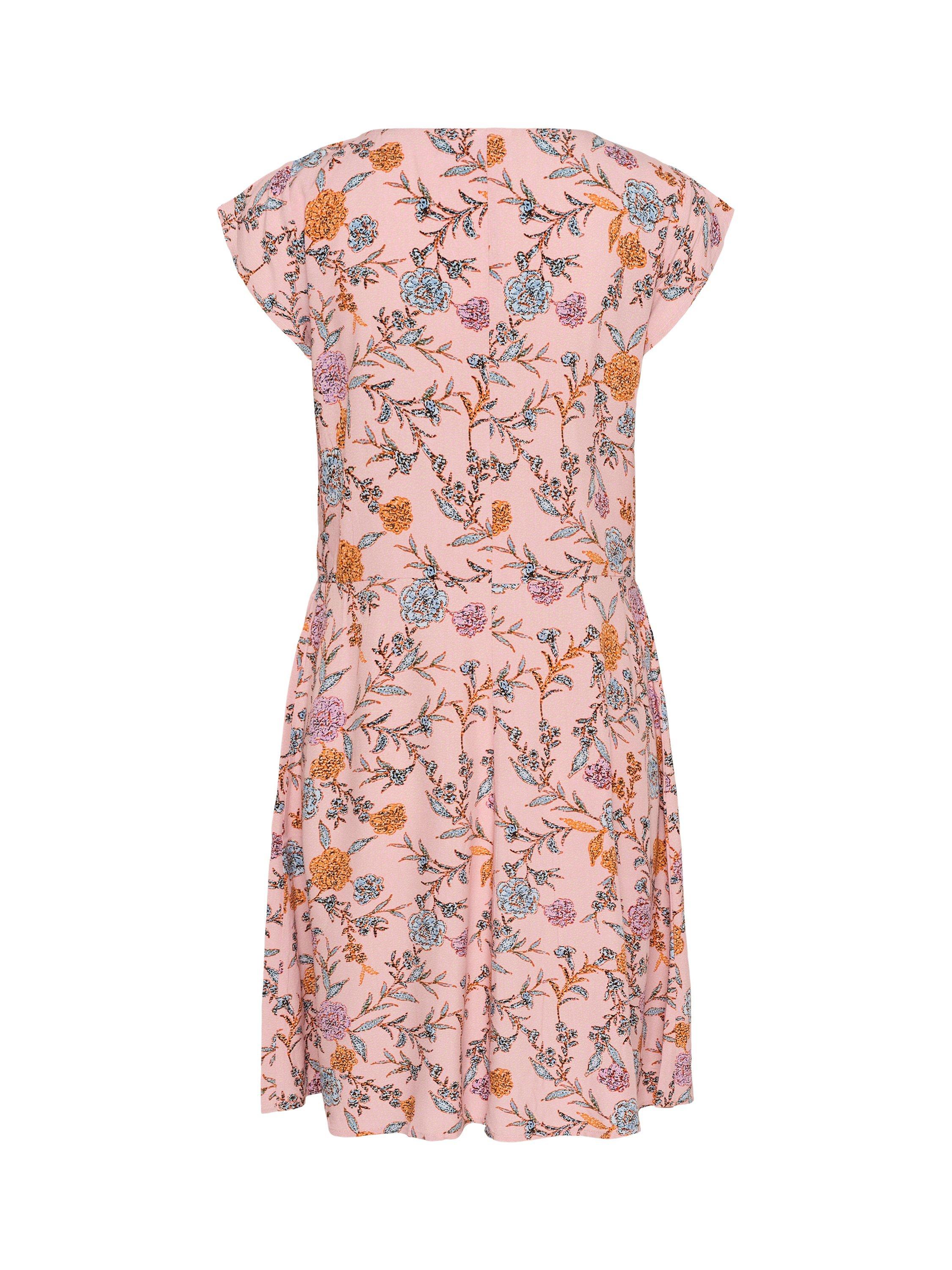 Product image 6 of 9, which shows Saint Tropez Gisla Floral Mini Dress, Pink/Multi, XXL