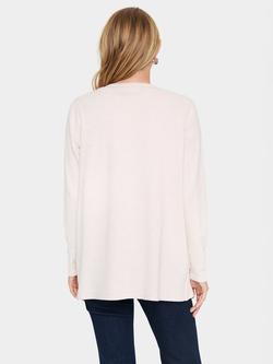 Saint Tropez Kila Open Neck Cardigan, Natural Beige - view 2, Natural Beige