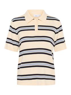 Saint Tropez Luvia Stripe Knit Top, Blue/Multi, Blue/Multi