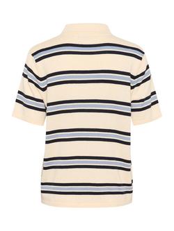 Saint Tropez Luvia Stripe Knit Top, Blue/Multi - view 2, Blue/Multi