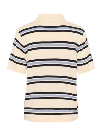 Saint Tropez Luvia Stripe Knit Top, Blue/Multi - view 2, Blue/Multi