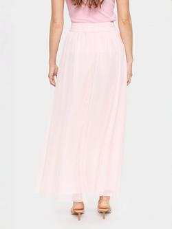 Saint Tropez Coral Maxi Skirt - view 2, Mid Pink