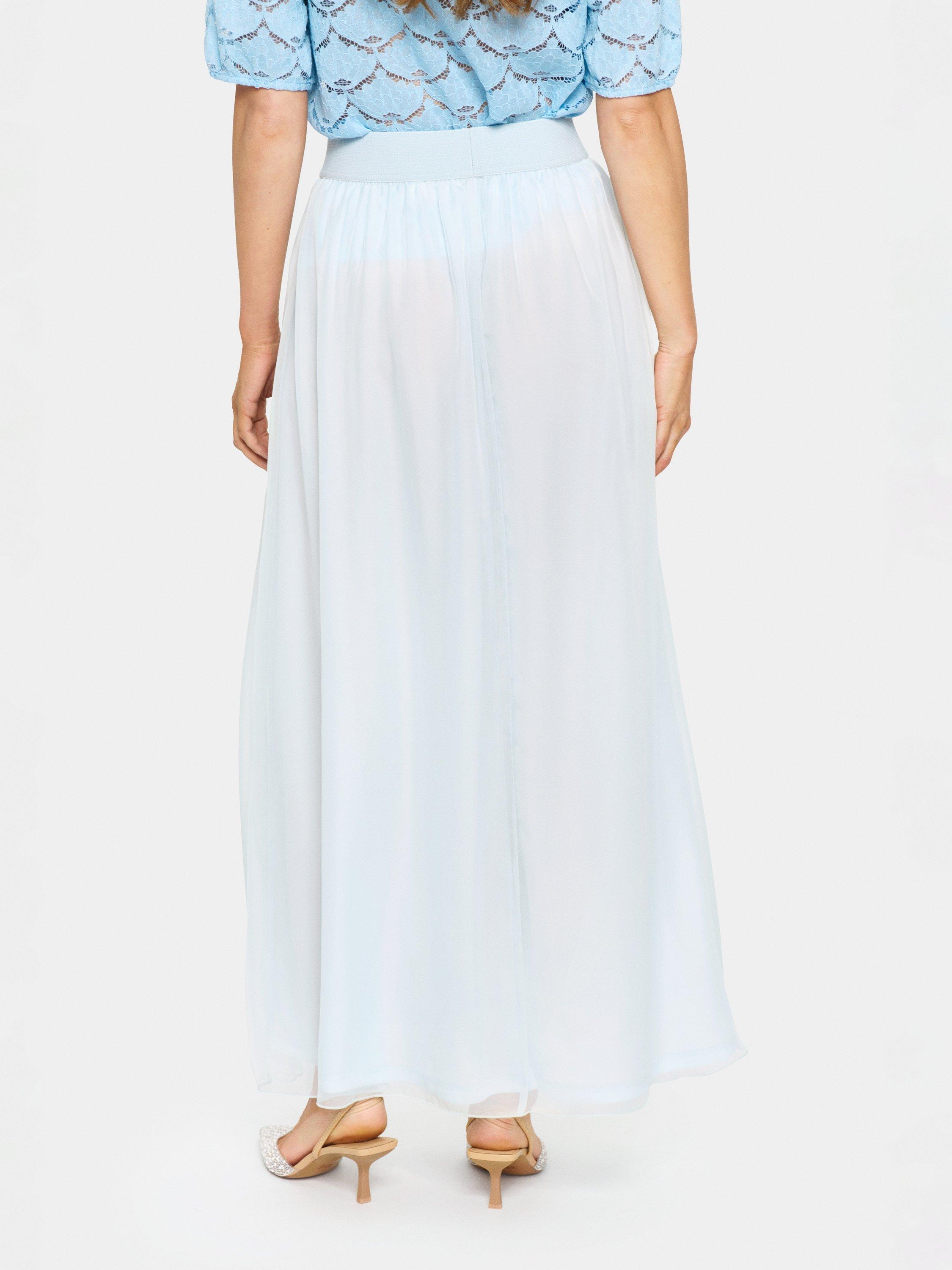 Product image 2 of 6, which shows Saint Tropez Coral Maxi Skirt, Mid Blue, XS