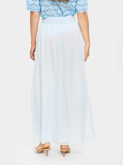 Saint Tropez Coral Maxi Skirt - view 2, Mid Blue