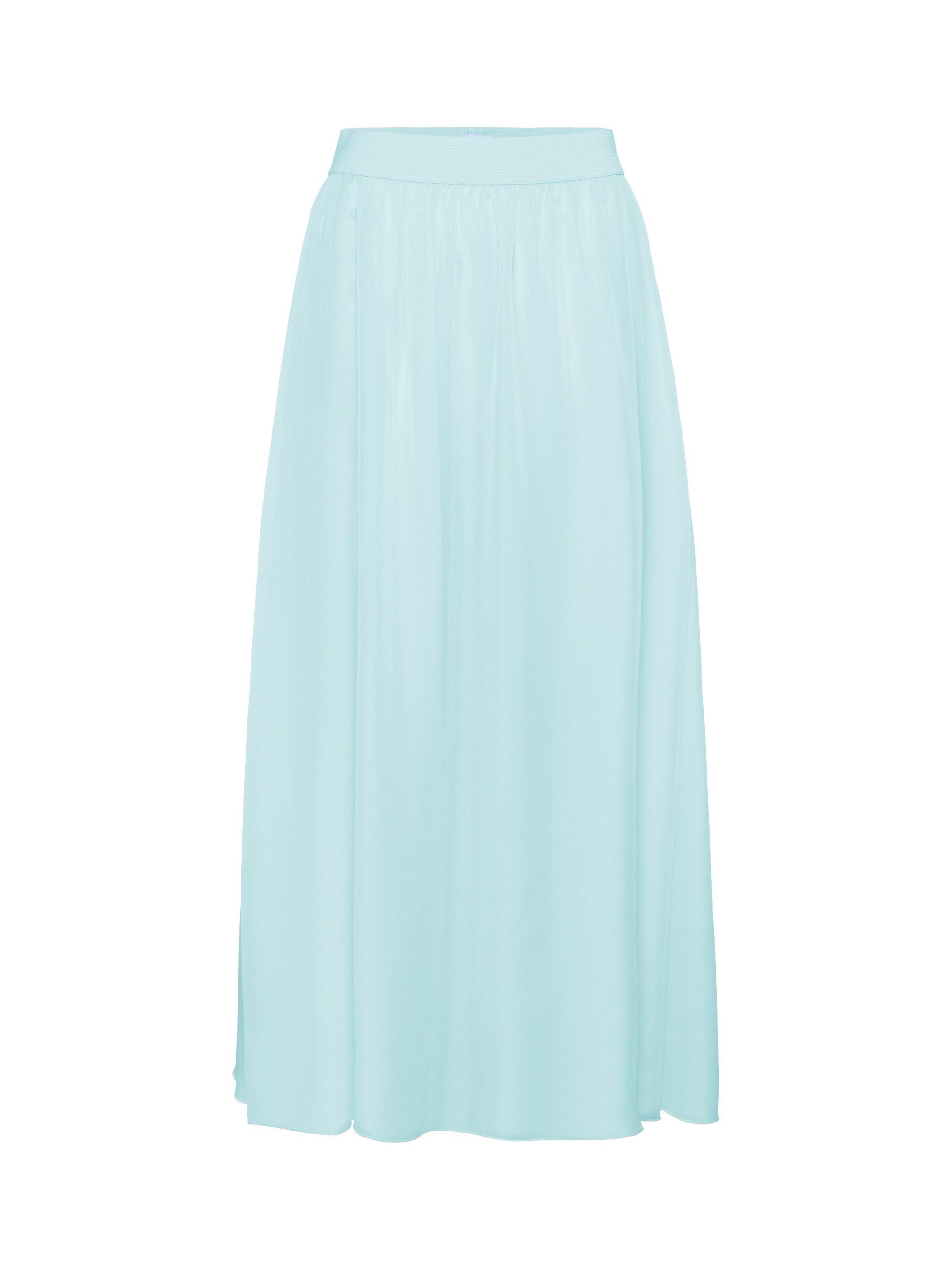 Product image 5 of 6, which shows Saint Tropez Coral Maxi Skirt, Mid Blue, XS