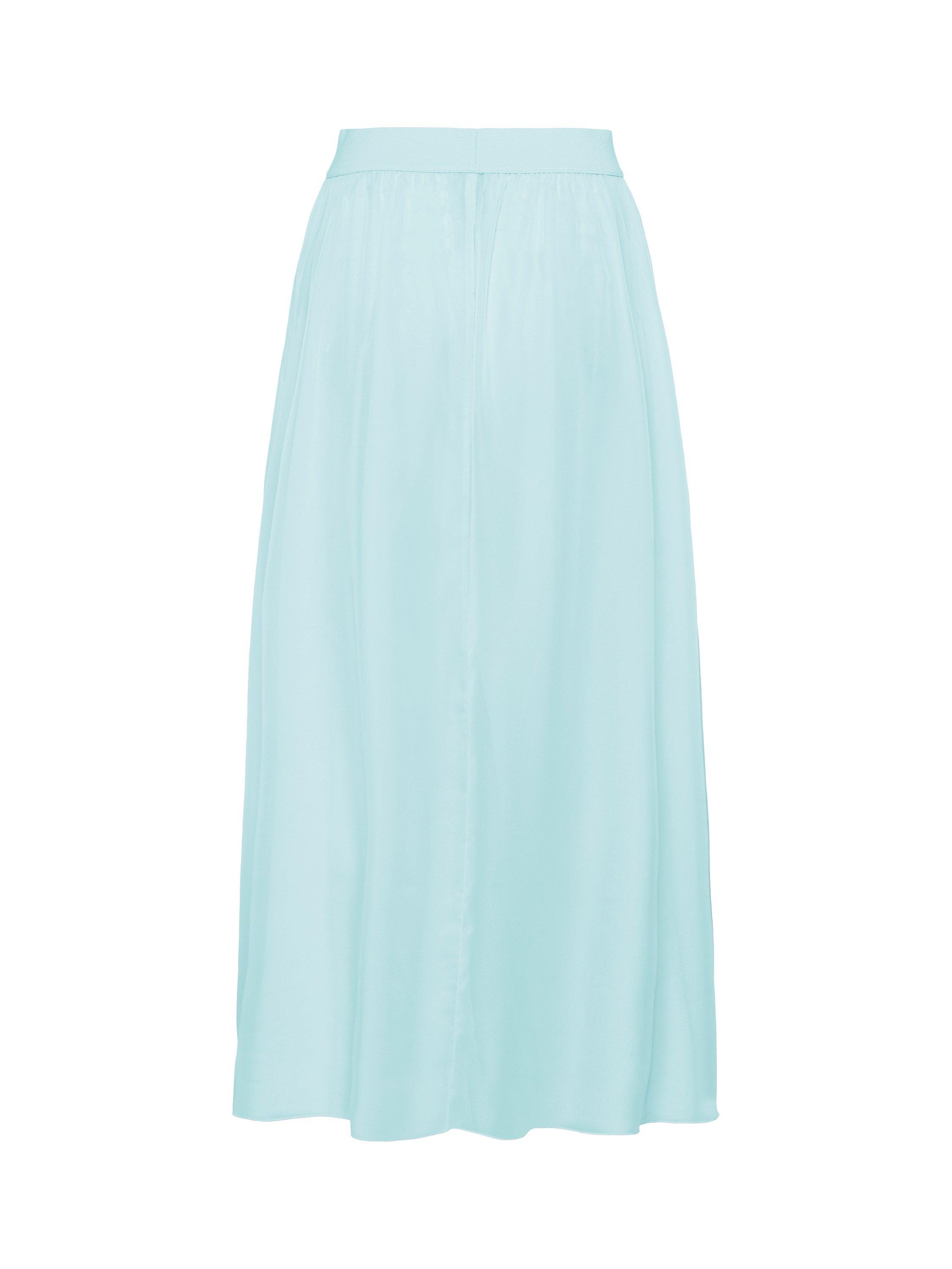 Product image 6 of 6, which shows Saint Tropez Coral Maxi Skirt, Mid Blue, XS