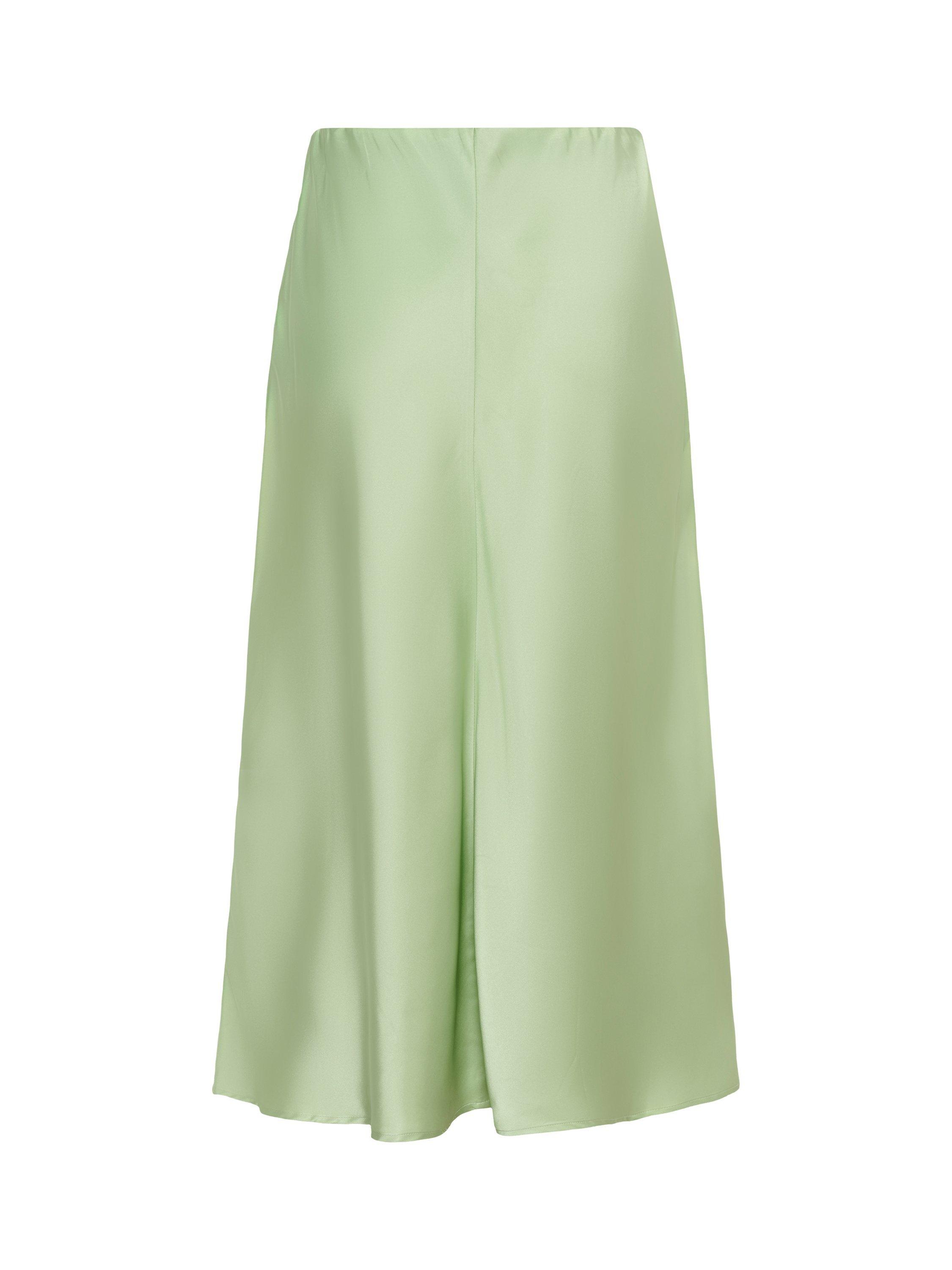 Product image 6 of 6, which shows Saint Tropez Lodisa A-Line Midi Skirt, Mid Green, XXL
