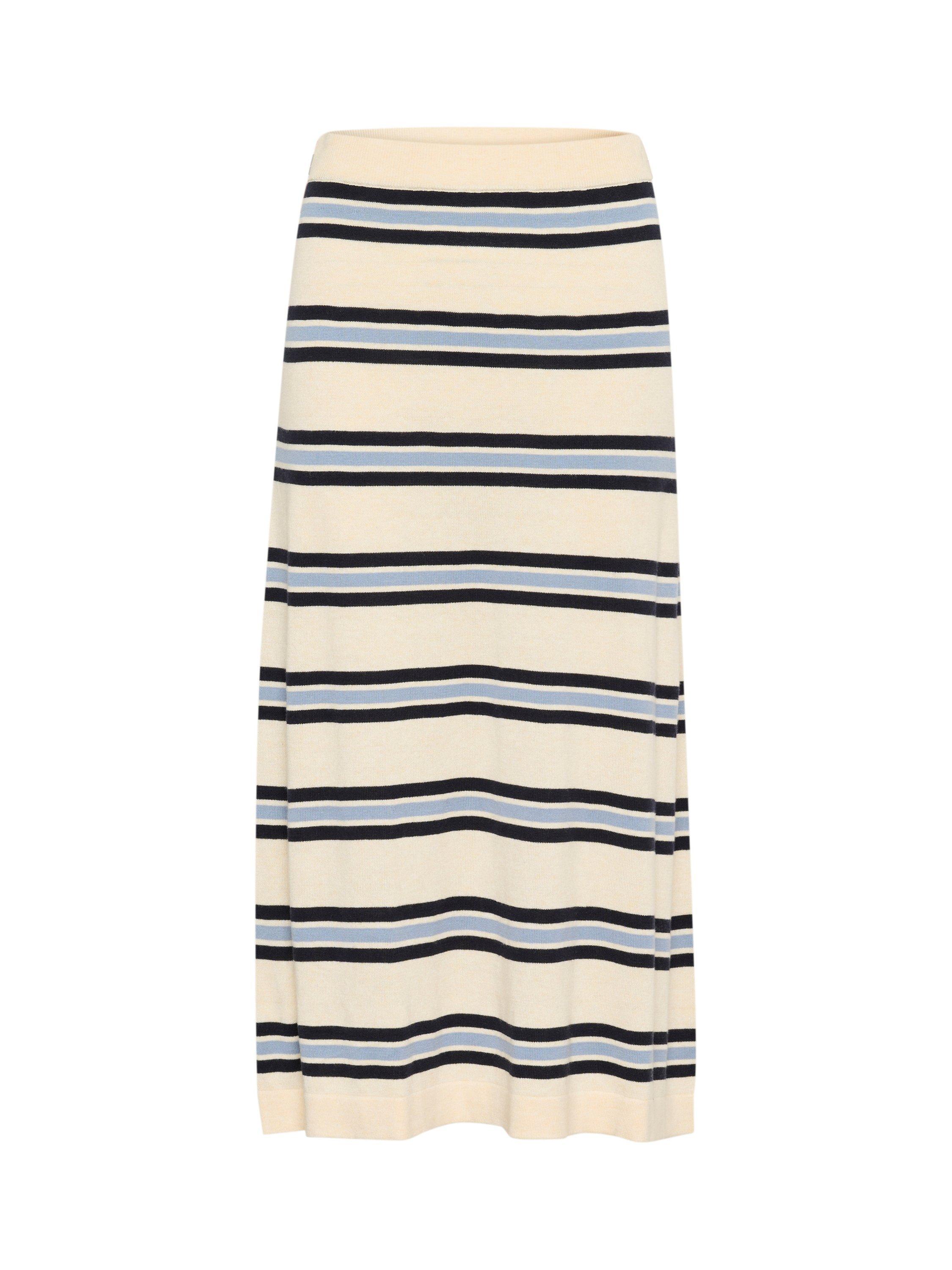 Product image 1 of 2, which shows Saint Tropez Luvia Stripe Midi Skirt, Blue/Multi, XXL