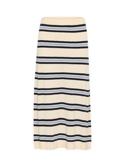 Saint Tropez Luvia Stripe Midi Skirt, Blue/Multi, Blue/Multi