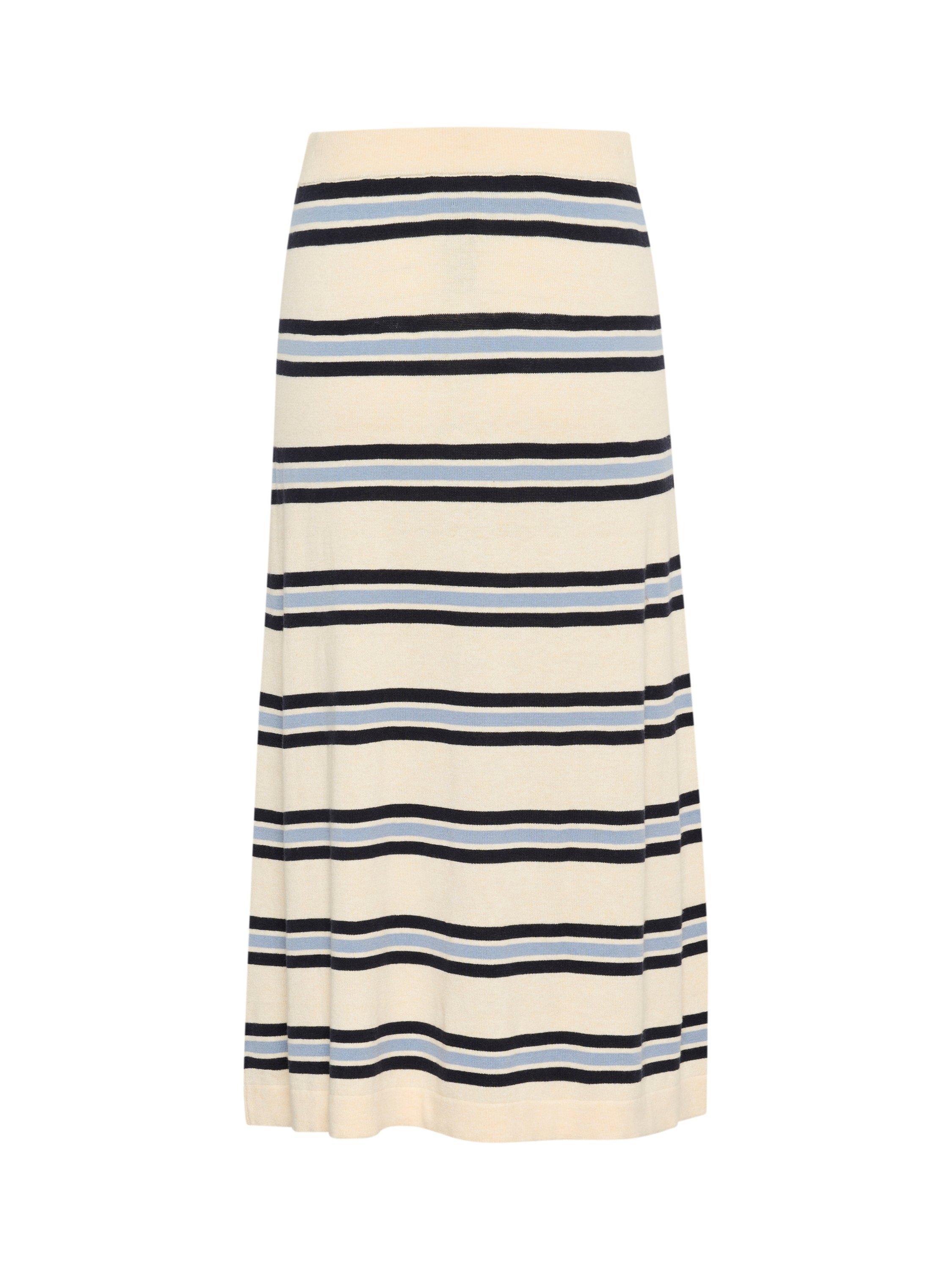 Product image 2 of 2, which shows Saint Tropez Luvia Stripe Midi Skirt, Blue/Multi, XXL