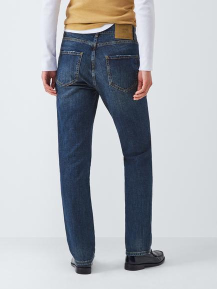 AND/OR Silverlake Straight Leg Jeans - view 2, Mid Wash Blue