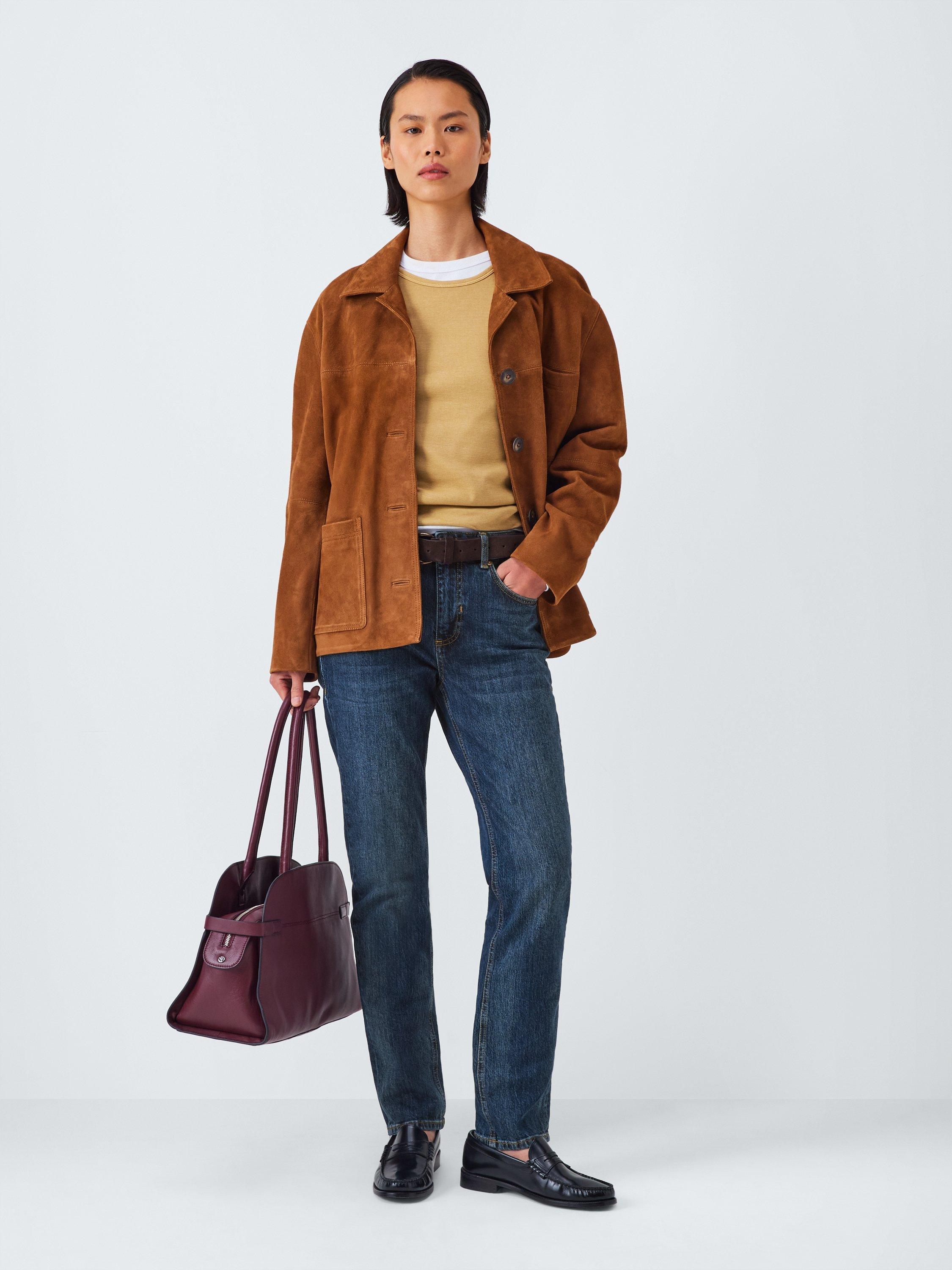 Product image 3 of 6, which shows AND/OR Silverlake Slim Leg Jeans, Mid Wash Blue, W26/L30