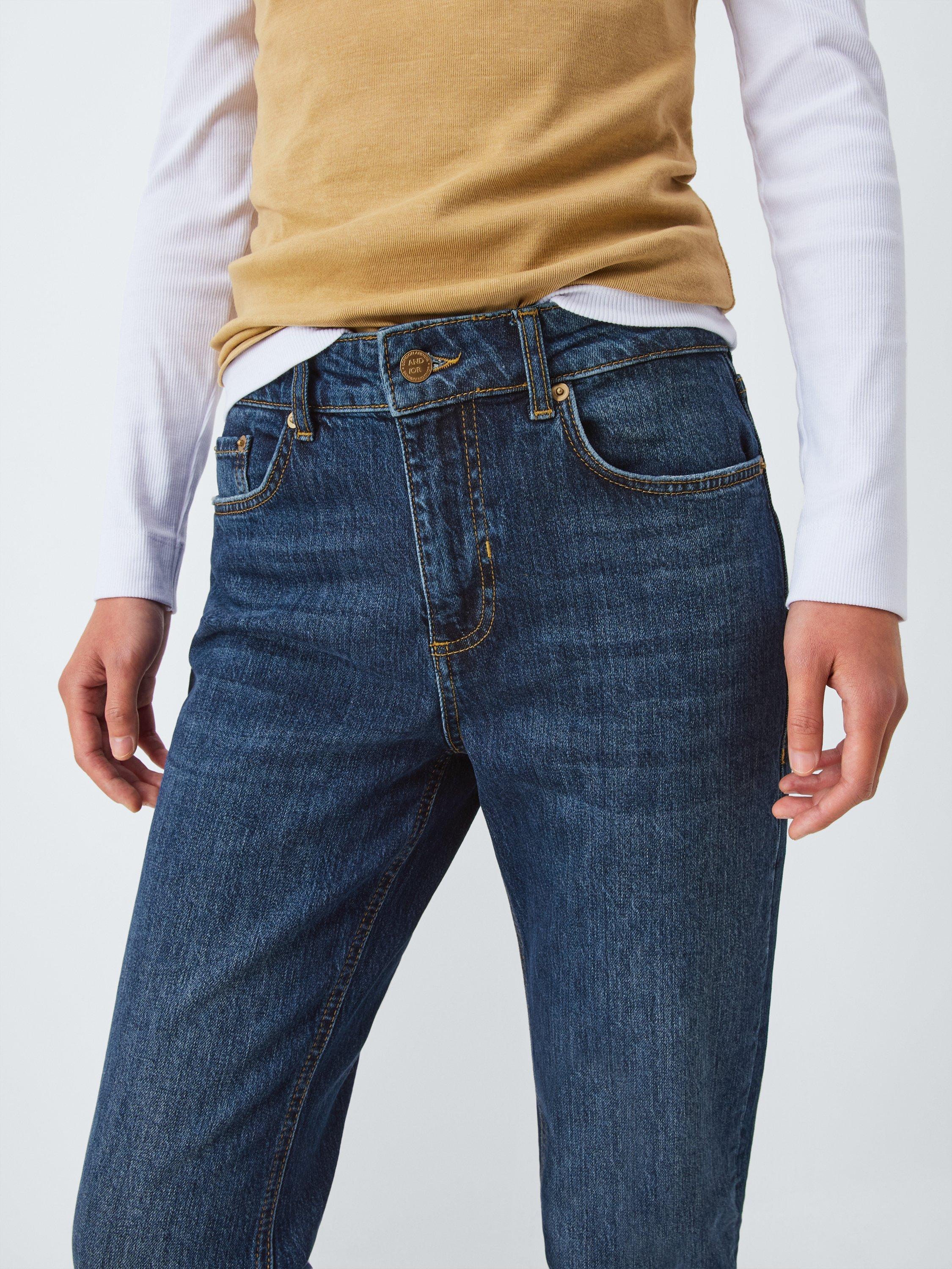 Product image 5 of 6, which shows AND/OR Silverlake Slim Leg Jeans, Mid Wash Blue, W26/L30