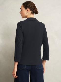 Hobbs Zariah Slub Shirt - view 2, Hobbs Navy