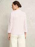 Hobbs Zariah Slub Shirt, Pale Pink