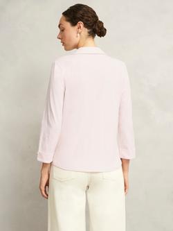 Hobbs Zariah Slub Shirt - view 2, Pale Pink