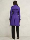 Hobbs Skylar Trench Coat, Future Purple