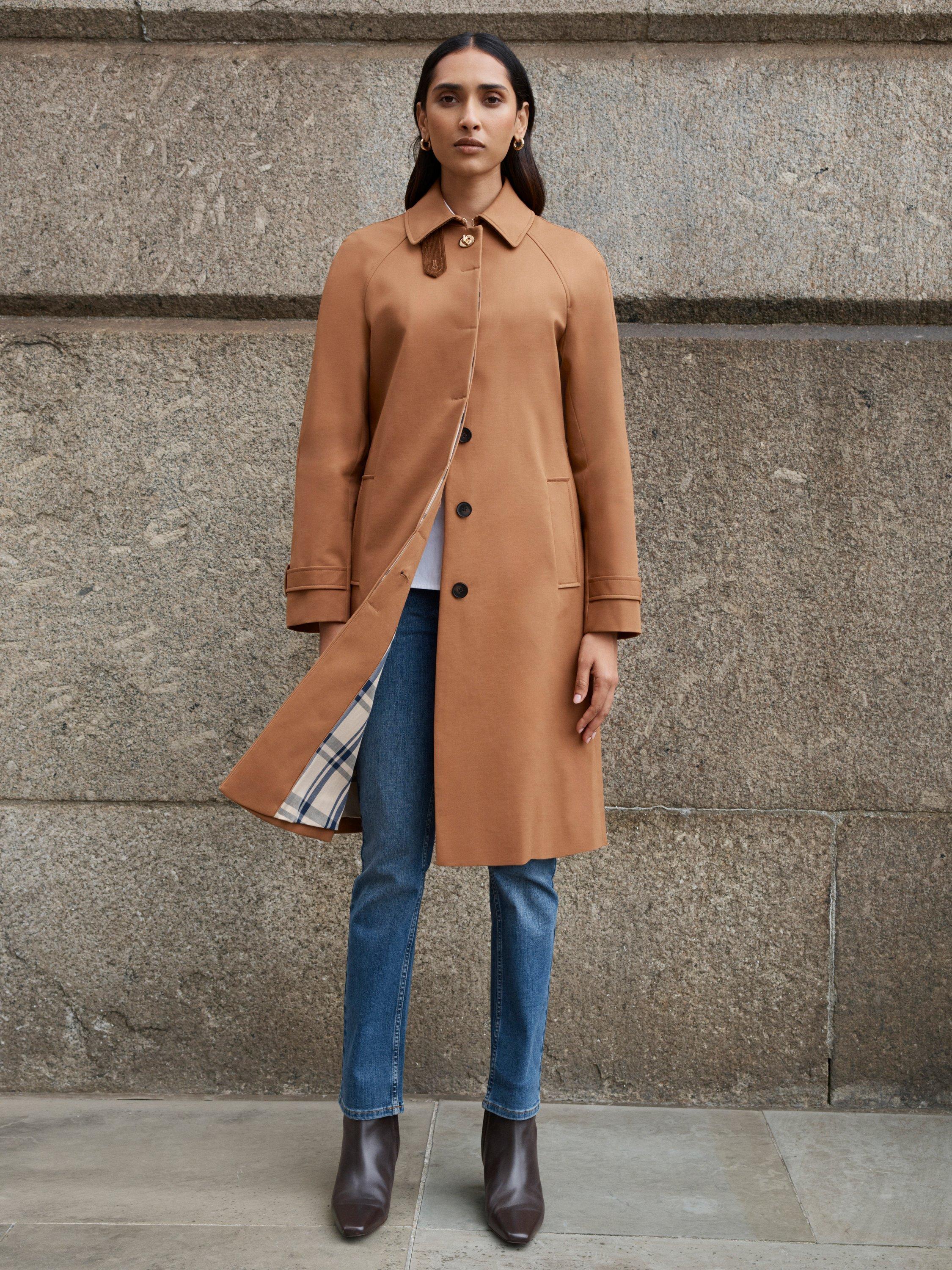 Product image 5 of 5, which shows Hobbs Vienna Trench Coat, Cinnamon Brown, 16