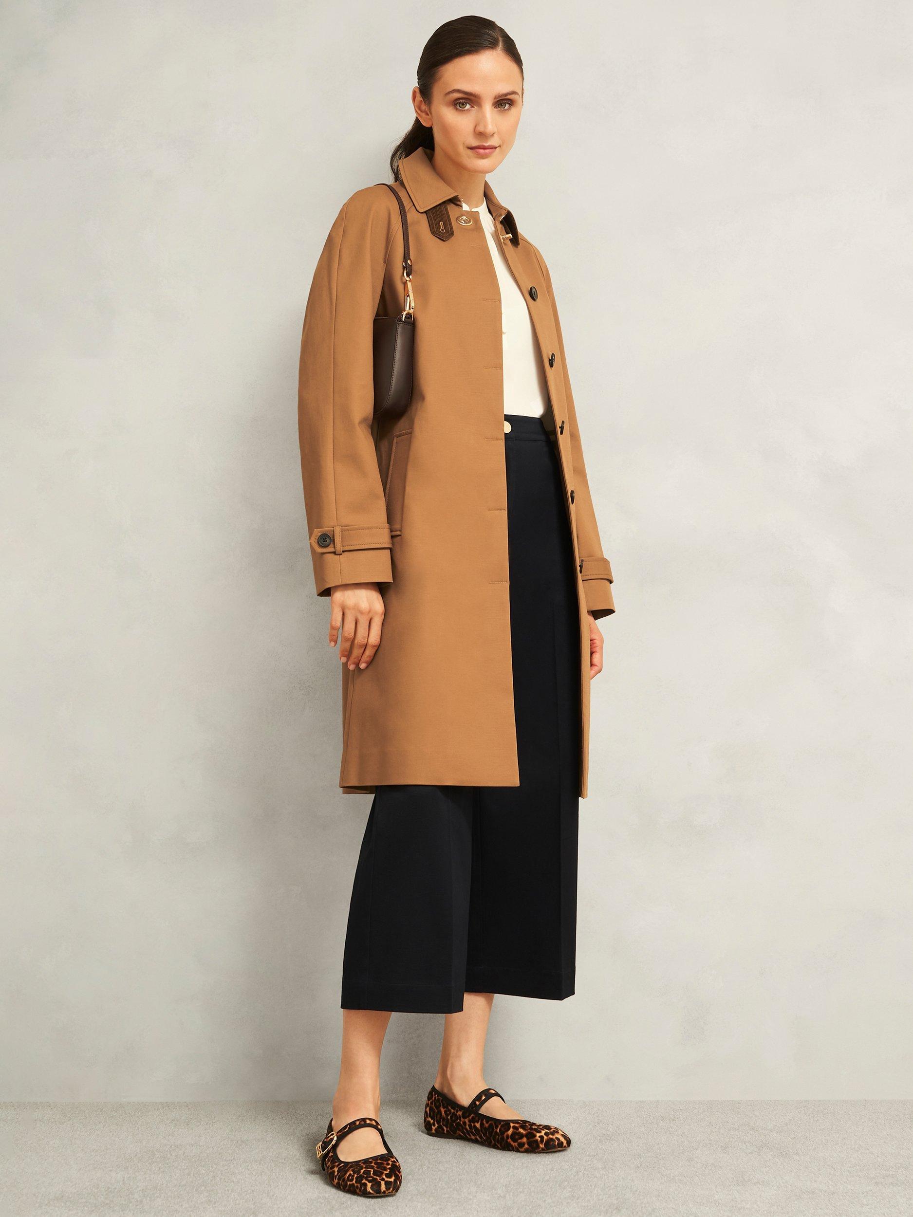 Product image 4 of 5, which shows Hobbs Vienna Trench Coat, Cinnamon Brown, 16