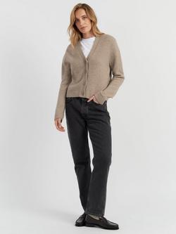 Chinti & Parker Pure Cashmere Cardigan, Warm Oatmeal