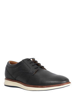 Dune London Brydon Leather Shoes, Black - view 2, Black