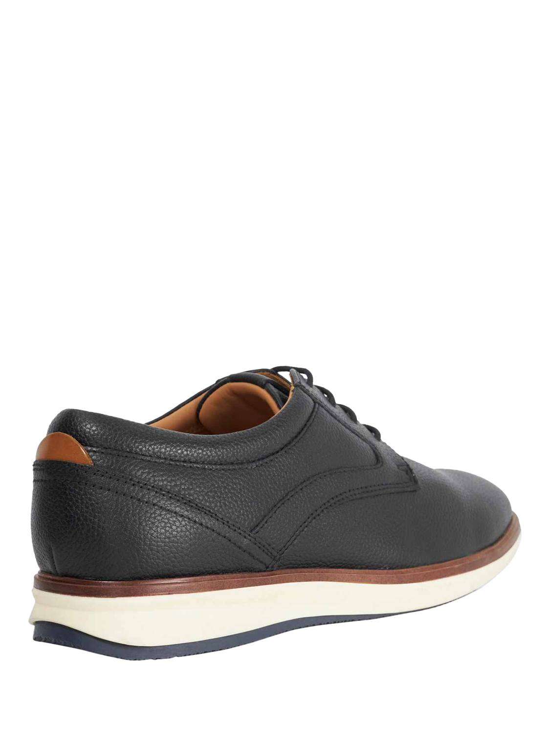 Product image 3 of 5, which shows Dune London Brydon Leather Shoes, Black, EU40