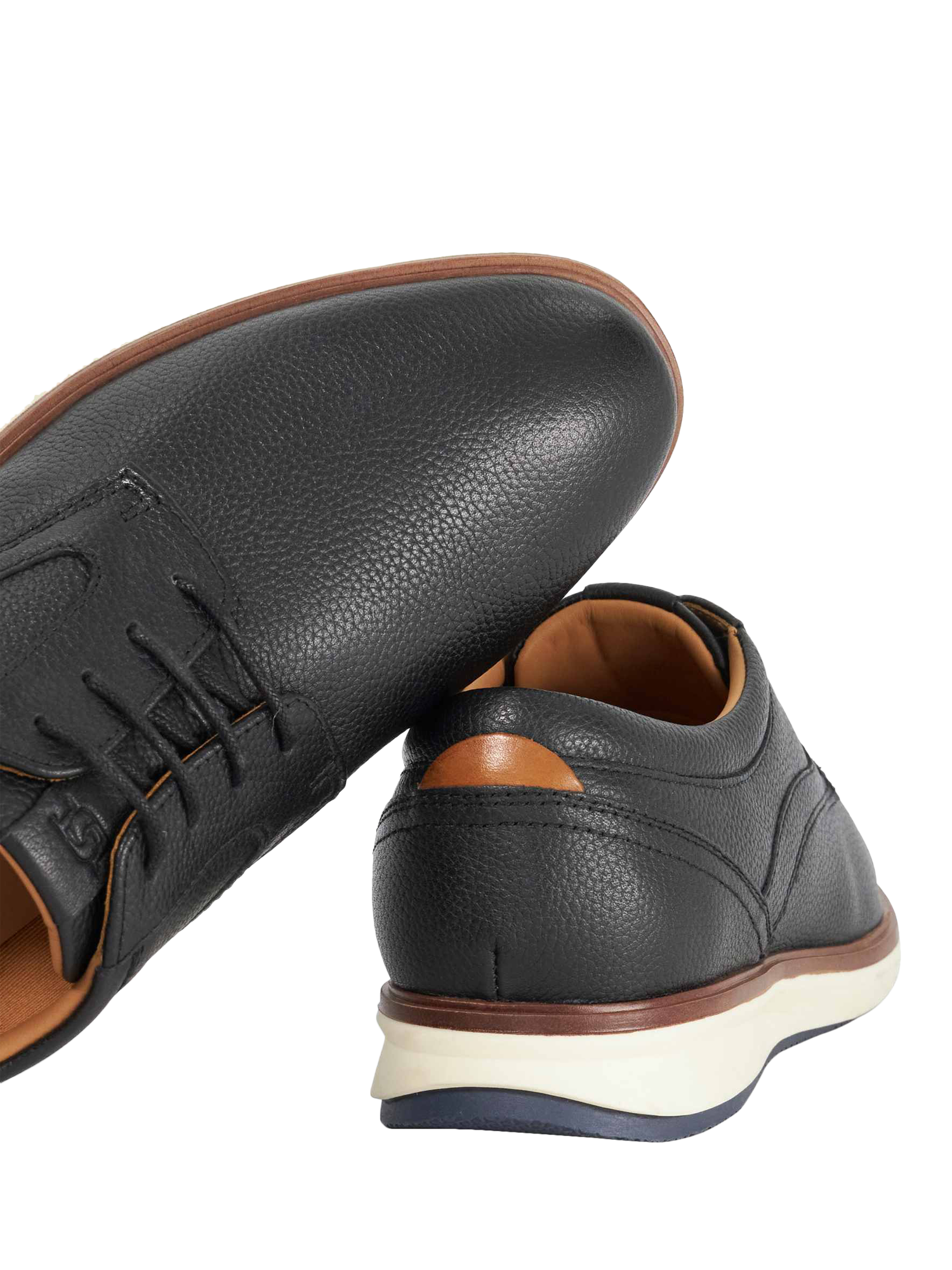 Product image 5 of 5, which shows Dune London Brydon Leather Shoes, Black, EU40