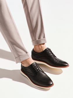 Dune London Brydon Leather Shoes, Black, Black